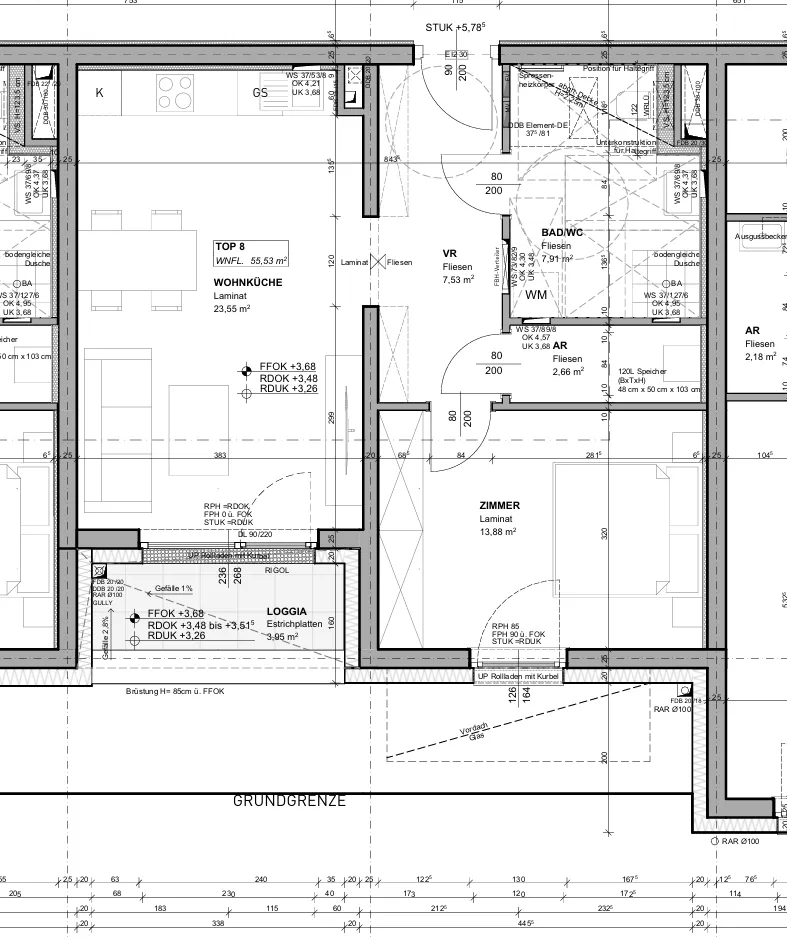 Wohnung – Guntersdorf, Katastralgemeinde Guntersdorf - Ansicht 2