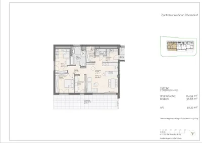4-Zimmer-Wohnung kaufen in Salzburg-Umgebung – 114,54 m², € 659.000 – Bild 6 von 6