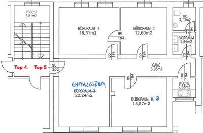 10-Zimmer-Gewerbeimmobilie mieten in Graz-Umgebung – 215 m², € 2.190 – Bild 18 von 18