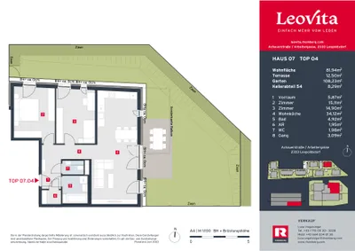 3-Zimmer-Wohnung kaufen in Bruck an der Leitha – 81,94 m², € 456.700 – Bild 3 von 16