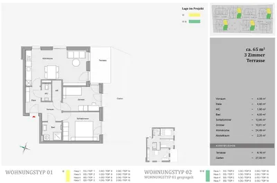 3-Zimmer-Wohnung mieten in Graz-Umgebung – 65,54 m², € 1.175 – Bild 13 von 13