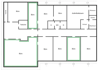 3-Zimmer-Gewerbeimmobilie mieten in Schärding – 130 m², € 205 – Bild 1 von 3