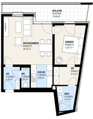 2-Zimmer-Wohnung kaufen in Mistelbach – 59,57 m², € 349.000 – Bild 17 von 19