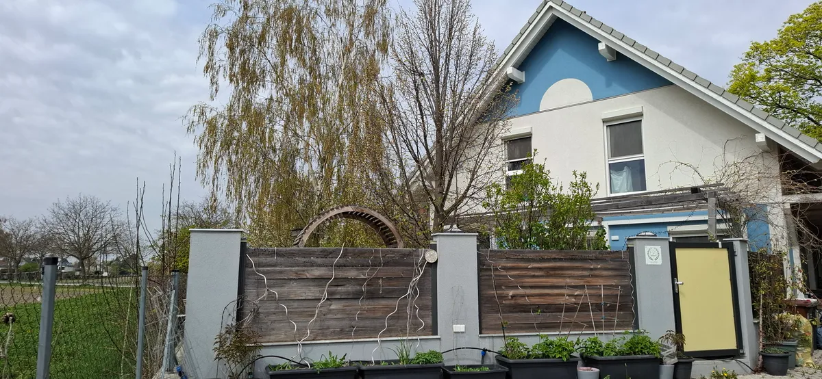 Einfamilienhaus mit Garten und Biopool auf Pachtgrund nahe Wien - Widok 3
