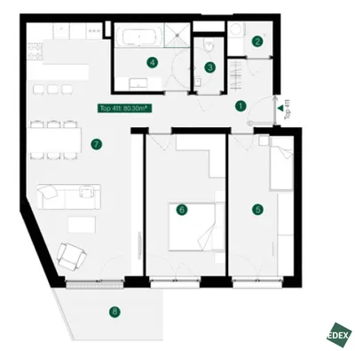 3-Zimmer-Wohnung mieten in Tulln – 80 m², € 1.599 – Bild 16 von 16