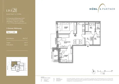 3-Zimmer-Wohnung kaufen in Wien – 68,27 m², € 365.000 – Bild 10 von 10