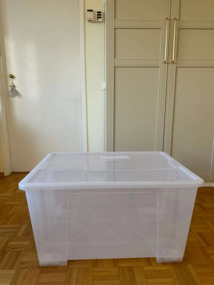 IKEA SAMLA Box mit Deckel - 130L Aufbewahrungsbox, € 0,- (4020 Linz)