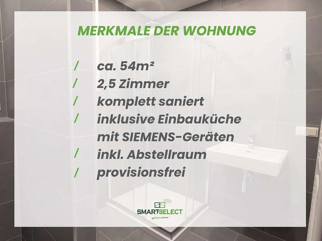 Erstbezug nach hochwertiger Sanierung: Helle und gemütliche 2,5-Zimmer-Eigentumswohnung im Herzen von Ottakring - perfekt für Singles, Paare oder Anleger! - Ansicht 3