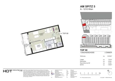 2-Zimmer-Wohnung kaufen in Wien – 40,56 m², € 323.000 – Bild 6 von 6
