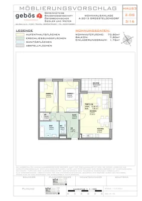 3-Zimmer-Wohnung mieten in Hollabrunn – 73,8 m², € 800 – Bild 20 von 20