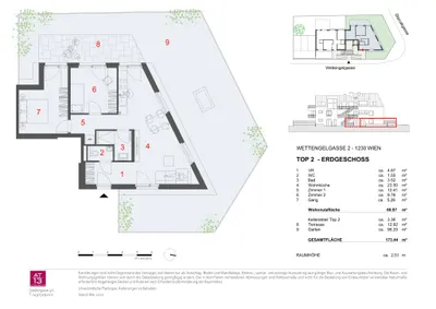 3-Zimmer-Wohnung mieten in Wien – 61,23 m², € 1.399 – Bild 21 von 23