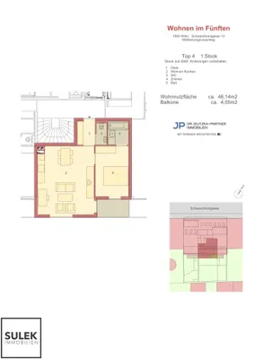 2-Zimmer-Wohnung mieten in Wien – 46,14 m², € 1.075 – Bild 19 von 19