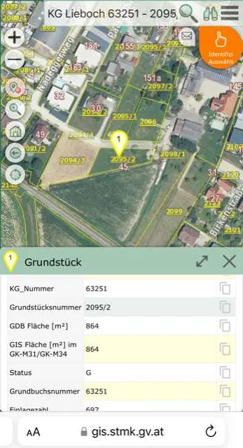 Lieboch Baugrundstück - Ansicht 2
