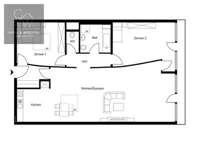 3-Zimmer-Wohnung mieten in Dornbirn – 79,34 m², € 1.485 – Bild 8 von 8