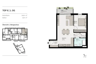 2-Zimmer-Wohnung kaufen in Wien – 54,64 m², € 289.000 – Bild 13 von 17
