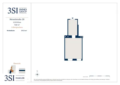 1-Zimmer-Wohnung kaufen in Wien – 29,51 m², € 115.000 – Bild 12 von 12