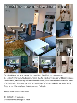 Wohnung mieten in Bruck-Mürzzuschlag – 58 m², € 648 – Bild 1 von 10