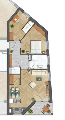 3-Zimmer-Wohnung mieten in Villach – 68 m², € 1.228 – Bild 9 von 10