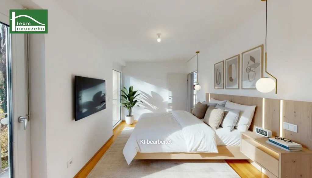 Moderner Wohnkomfort in zentraler Lage - Idyllische 3-Zimmer-Wohnung mit Freifläche! – pohled 3