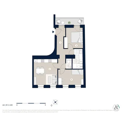 3-Zimmer-Wohnung kaufen in Wien – 57,12 m², € 510.000 – Bild 9 von 9