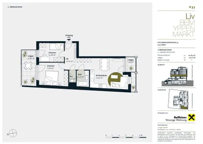 3-Zimmer-Wohnung kaufen in Wien – 64,4 m², € 559.300 – Bild 5 von 5