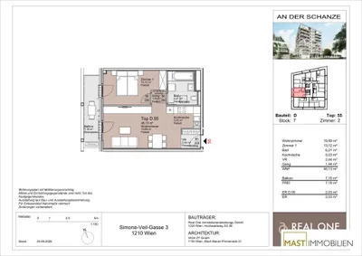 2-Zimmer-Wohnung mieten in Wien – 48,13 m², € 1.100 – Bild 16 von 16