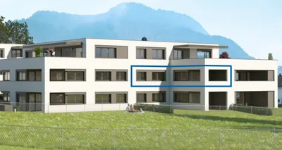 3-Zimmer-Wohnung mieten in Dornbirn – 65,02 m², € 1.340 – Bild 1 von 12