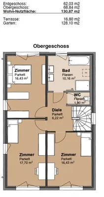 4-Zimmer-Haus mieten in Wien – 130,87 m², € 3.950 – Bild 3 von 17