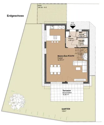 4-Zimmer-Haus mieten in Wien – 130,87 m², € 3.950 – Bild 2 von 17
