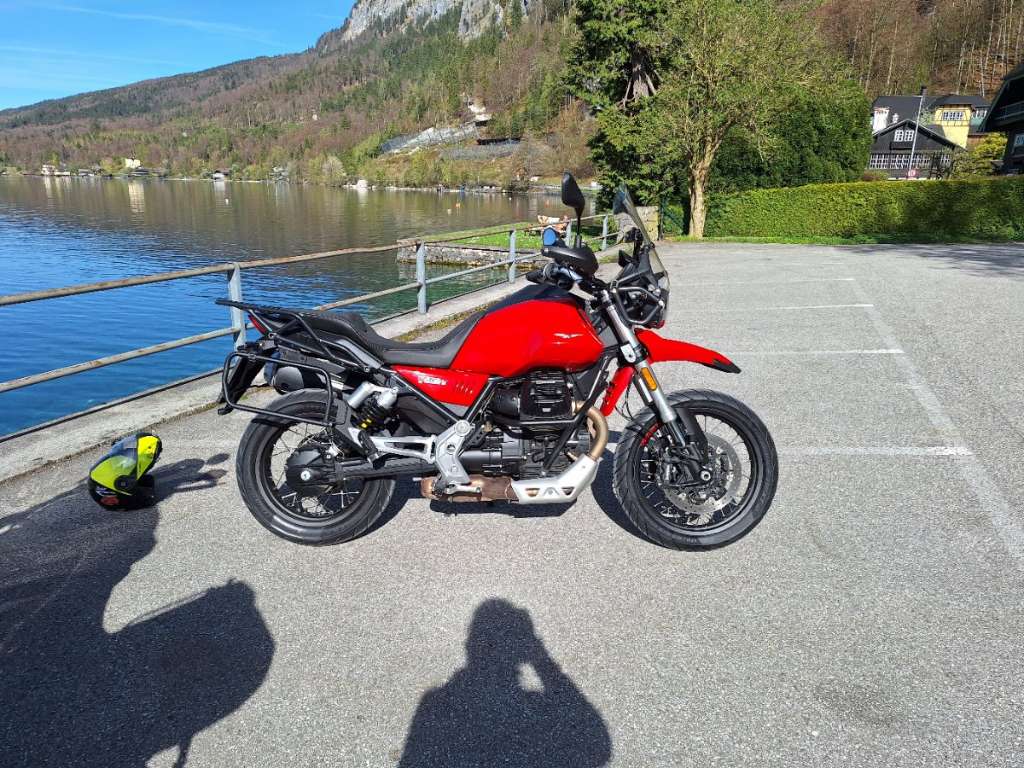 Moto Guzzi V85 TT tiefer gelegt Tourer