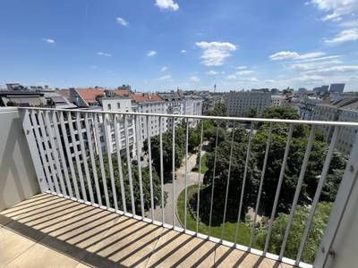 4-Zimmer-Wohnung mit zwei kleinen Balkonen und Blick über den Modenapark - zu mieten in 1030 Wien