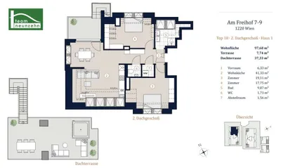 3-Zimmer-Wohnung kaufen in Wien – 97,11 m², € 725.000 – Bild 31 von 31