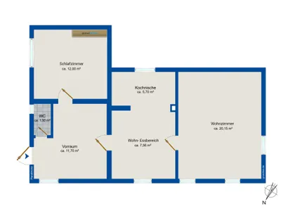 5-Zimmer-Haus kaufen in Gmünd – 77 m², € 149.000 – Bild 12 von 14
