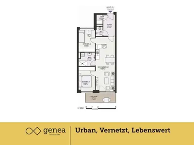 2-Zimmer-Wohnung mieten in Graz – 63,28 m², € 929 – Bild 2 von 28