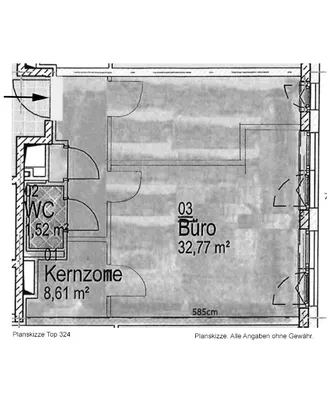 Gewerbeimmobilie mieten in Mödling – 43 m², € 11 – Bild 3 von 3