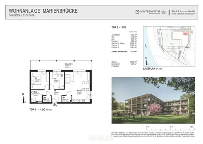 3-Zimmer-Wohnung kaufen in Gmunden – 72,37 m², € 539.000 – Bild 8 von 8