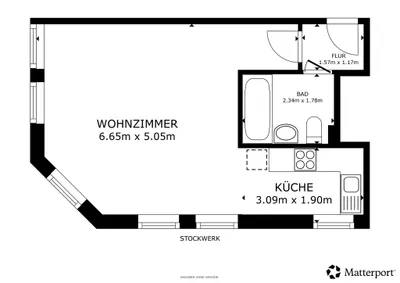 1-Zimmer-Wohnung mieten in Wien – 38 m², € 699 – Bild 8 von 8