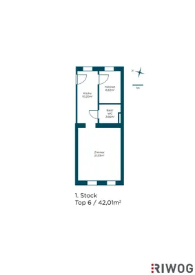 2-Zimmer-Wohnung kaufen in Wien – 42,01 m², € 244.900 – Bild 22 von 23