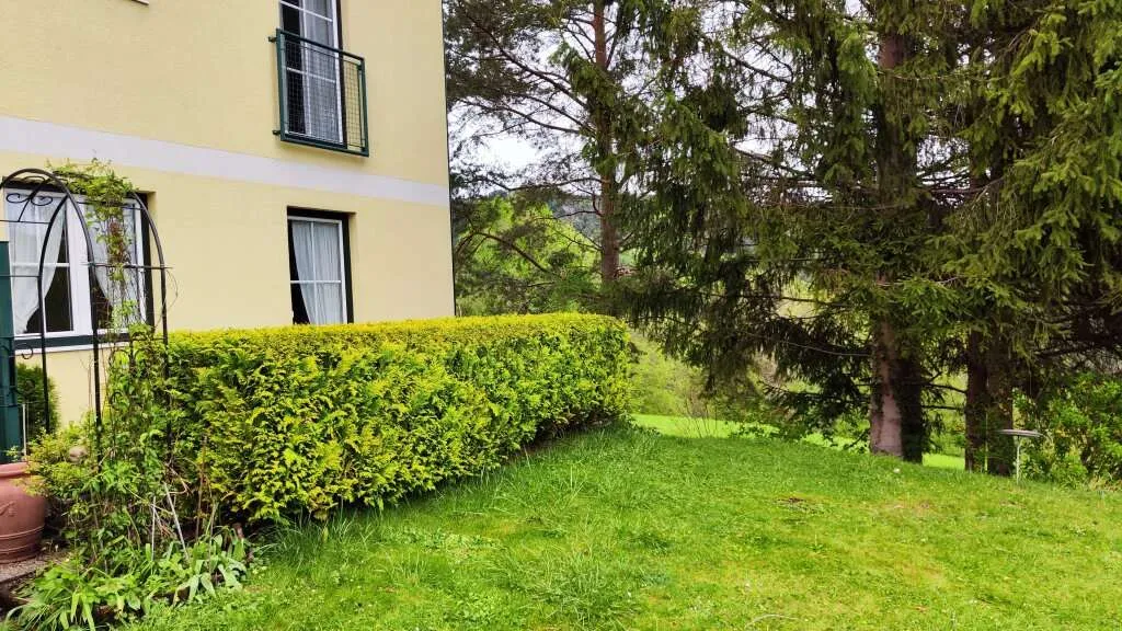 Barrierefreie Ferienwohnung mit Terrasse und Gartenbenützung am Semmering zu verkaufen! - Ansicht 2
