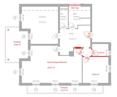 3-Zimmer-Wohnung mieten in Salzburg-Umgebung – 117 m², € 2.318 – Bild 12 von 12