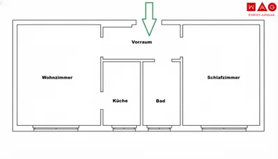2-Zimmer-Wohnung mieten in Leoben – 50,04 m², € 423 – Bild 7 von 7