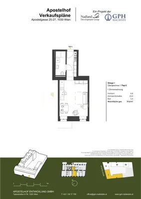 1-Zimmer-Wohnung kaufen in Wien – 34,08 m², € 88.308 – Bild 48 von 48