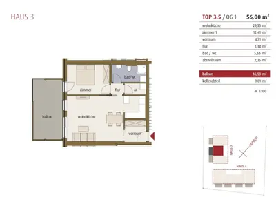 2-Zimmer-Wohnung kaufen in Graz-Umgebung – 56 m², € 239.000 – Bild 18 von 18