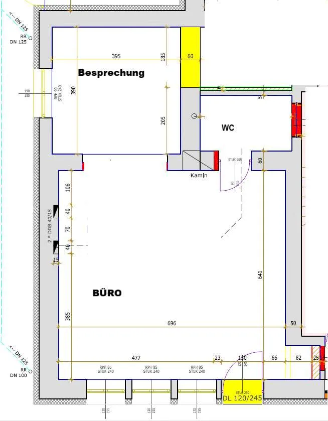 Kompaktes Büro mit Besprechungszimmer - zentral am Landlplatz! - Ansicht 2