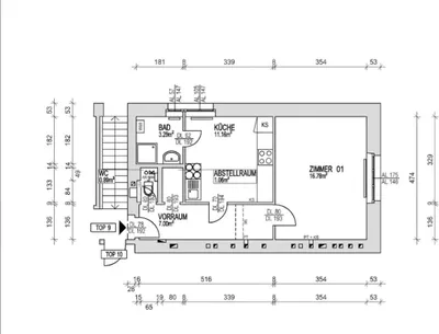 1-Zimmer-Wohnung mieten in Wien – 40 m², € 436 – Bild 8 von 8