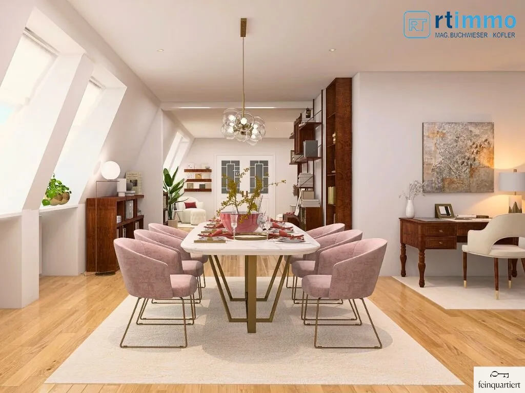 360 GRAD RUNDUMBLICK ÜBER DÖBLING von Ihrer 152qm Dachterrasse - großzügige 4-Zimmer-Dachgeschosswohnung mit Seltenheitswert! - Ansicht 3