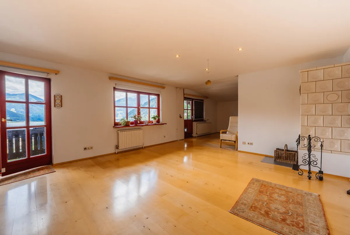 Zell am See von oben - 250 m² Landhaus mit Seeblick zur Miete - Ansicht 3