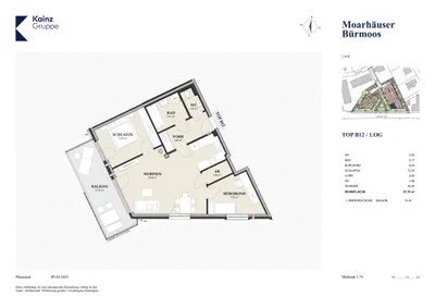 3-Zimmer-Wohnung kaufen in Salzburg-Umgebung – 67,19 m², € 310.000 – Bild 4 von 5