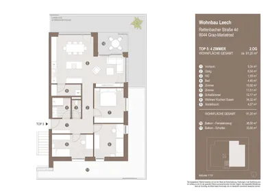 4-Zimmer-Wohnung kaufen in Graz – 146,66 m², € 982.622 – Bild 12 von 12