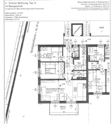 3-Zimmer-Wohnung mieten in Braunau am Inn – 72 m², € 1.220 – Bild 9 von 9